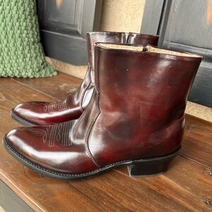 Vintage Durango Western black cherry Cowboy Boots